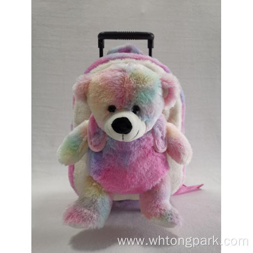 Plush Bear Trolley Backpack